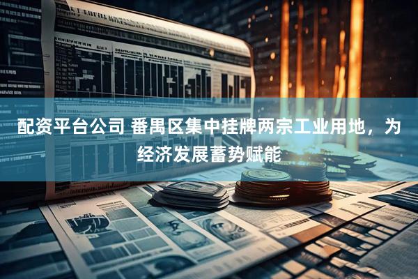 配资平台公司 番禺区集中挂牌两宗工业用地，为经济发展蓄势赋能